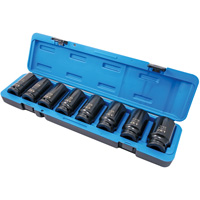 Jeu de douilles SAE &agrave; 6 pans PS834D, 8 Mcx, Chocs, Prise de 3/4", Profond Helyx Safety & Industrial Supplies