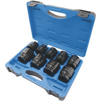 Jeu de douilles SAE &agrave; 6 pans PS901, 9 Mcx, Chocs, Prise de 1" Helyx Safety & Industrial Supplies