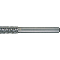 CLEVELAND Solid Carbide Burrs - Cylinder Shape with End Cut, SB-43, 1/8" Dia., 1/8" Shank, 9/16" Depth of Cut Helyx Safety & Industrial Supplies