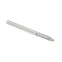 Fraises au carbure solide - Arboriforme avec extr&eacute;mit&eacute; en pointe CLEVELAND, SG-44, 3 mm dia., 1/8" Tige Helyx Safety & Industrial Supplies