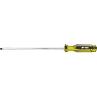 Slot Jumbo Handle Screwdriver, 3/8", 10" L, Plastic Handle Helyx Safety & Industrial Supplies