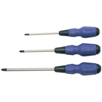 Phillips TORQUE DRIVE&reg; Screwdriver, #1, 4" L, Cushion Grip Handle Helyx Safety & Industrial Supplies