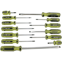 JHMSS-13 Jumbo Handle Mechanic's Screwdriver Set, 13 Pcs., Magnetic Helyx Safety & Industrial Supplies