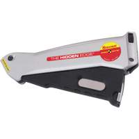 Couteau Hidden Edge, 19 mm, Acier, Prise en Aluminium Helyx Safety & Industrial Supplies