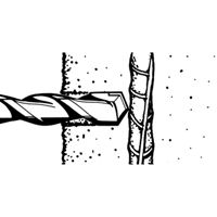 Coupe-barres d'armature rotatifs, 3/8", Tige SDS-Plus, Carbure Helyx Safety & Industrial Supplies