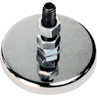 Aimants ronds &agrave; profil bas, dia. 1-1/4", Force de 7 lb Helyx Safety & Industrial Supplies