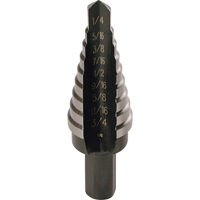 Step Drills, 1/16" Increments Helyx Safety & Industrial Supplies