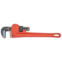 Pipe Wrench, 1-1/2" Jaw Capacity, 10" Long, Powder Coated Finish Helyx Safety & Industrial Supplies