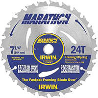 Contractor Saw Blades - Marathon&reg; Saw Blades, 7-1/4", 24 Teeth Helyx Safety & Industrial Supplies