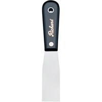 Putty Knife Stiff, Steel Blade, 1-1/4" Wide, Polypropylene Handle Helyx Safety & Industrial Supplies
