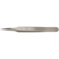 Tweezers - Pointed Tip, Straight Relieved Helyx Safety & Industrial Supplies