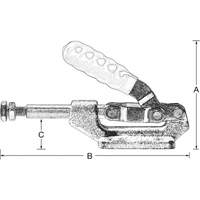 Serre-flan droit, Force de serrage de 600 lb Helyx Safety & Industrial Supplies
