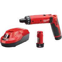 M4 Hex Screwdriver Kit, 1/4", 4 V, 44 in-lbs Max. Torque, Lithium-Ion Battery Helyx Safety & Industrial Supplies