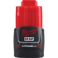 M12 Redlithium 2.0 Battery, Lithium-Ion, 12 V, 2 A Helyx Safety & Industrial Supplies