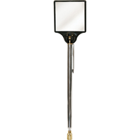 Miroir d'inspection &agrave; aimant, Carr&eacute;e, 2" lo x 2" la, T&eacute;lescopique Helyx Safety & Industrial Supplies