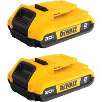 Max* Compact Batteries, Lithium-Ion, 20 V, 2 A Helyx Safety & Industrial Supplies