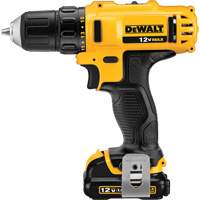 Max Drill Driver Kit, Lithium-Ion, 12 V, 3/8" Chuck, 189 UWO Torque Helyx Safety & Industrial Supplies