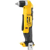 Max Right Angle Drill Driver (Tool Only), Lithium-Ion, 20 V, 3/8" Chuck, 360 UWO Torque Helyx Safety & Industrial Supplies