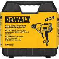 VSR Mid-Handle Drill, 3/8" Chuck, 8 A, 120 V, 0-2500 RPM, Keyless Chuck Helyx Safety & Industrial Supplies