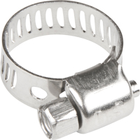 Colliers de serrage pour tuyaux - Collier de serrage & vis en acier inoxydable, Dia. min 1/5", Dia. max 5/8" Helyx Safety & Industrial Supplies