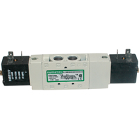 Pilot 5-Way 2-Position 4-Way Solenoid Valves, 3/8" Pipe, 150 PSI Helyx Safety & Industrial Supplies