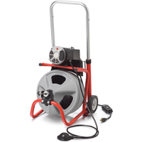 D&eacute;gorgeoir auto-aliment&eacute; K-400 a/c&acirc;ble IW C-32, &eacute;lectrique, 1/2" x 75' et 3/8" x 100' Helyx Safety & Industrial Supplies