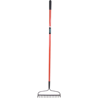 Heavy-Duty Bow Rakes, Fibreglass Handle, 15 Tines Helyx Safety & Industrial Supplies