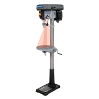 Floor Drill Presses With Laser, 13", 5/8" Chuck, 3600 RPM Helyx Safety & Industrial Supplies