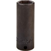 Socket, Impact, 3/4", 3/8" Drive, 6 Points, Deep Helyx Safety & Industrial Supplies