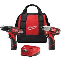 Ensemble deux outils sans fil combin&eacute;s M12, Lithium-ion, 12 V Helyx Safety & Industrial Supplies