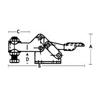 Brides de fixation horizontale - S&eacute;rie 205 Helyx Safety & Industrial Supplies