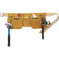 Ceintures &agrave; outils pour apprenti menuisier, Cuir, Havane Helyx Safety & Industrial Supplies