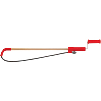 Toilet Auger No.K-3 with Head, Manual, Bulb, 3' Cable Length Helyx Safety & Industrial Supplies