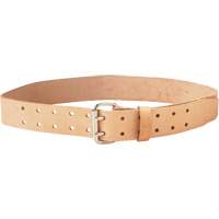 Double Tongue Belt, Leather, Beige Helyx Safety & Industrial Supplies