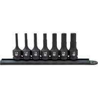 Hex Bit Impact SAE Socket Set, 7 Pieces Helyx Safety & Industrial Supplies