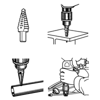 Step Drills, 1/32" Increments Helyx Safety & Industrial Supplies