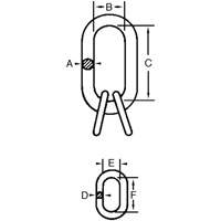Cam-Alloy&reg; Master Link Helyx Safety & Industrial Supplies