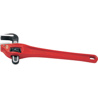 Heavy-Duty Offset Pipe Wrench #14, 2" Jaw Capacity, 14" Long, Powder Coated Finish Helyx Safety & Industrial Supplies