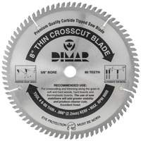 Industrial Saw Blade - Crosscut Thin Kerf, 8", 80 Teeth, Wood Use Helyx Safety & Industrial Supplies