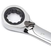 Jeu de cl&eacute;s &agrave; cliquets r&eacute;versibles SAE &agrave; 12 pans et 72 dents avec pochette &agrave; outils enroulable, Combinaison, 7 morceaux, Imp&eacute;rial Helyx Safety & Industrial Supplies