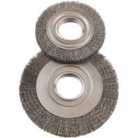 6" Major Wire Wheel Brushes, 6" Dia., 0.014" Fill, 2" Arbor Helyx Safety & Industrial Supplies