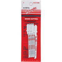 Lame de scie sauteuse, Bim&eacute;tal, Tige en T, 3" lo, 20 dents par pouce Helyx Safety & Industrial Supplies