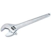 Adjustable Tapered Handle Wrench - Carded, 18" L, 2-1/16"/53 mm Max Width, Chrome/Polished Helyx Safety & Industrial Supplies