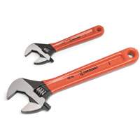 Black Oxide Wrench Set with Cushion Grips, Adjustable, 2 Pieces, Imperial and Metric Helyx Safety & Industrial Supplies