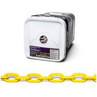 Chaîne ronde &eacute;prouv&eacute;e, Acier &agrave; faible teneur en carbone, 1/4" x 75' (22,9 m) l, Calibre 30, Charge d'utilisation 1300 lb (0,65 tonne) Helyx Safety & Industrial Supplies