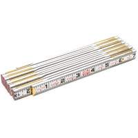 R&egrave;gle de maçon Red End, 6' lo, Bois, Graduations de 1/16" Helyx Safety & Industrial Supplies