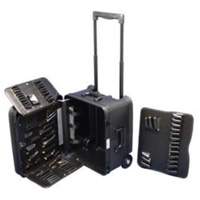 Trousse d'outils de service mobile sur 2 roues, 16-3/4" la x 13-1/2" p x 20" h, Noir Helyx Safety & Industrial Supplies