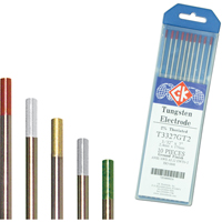 &eacute;lectrodes de tungst&egrave;ne, 0,020" dia. x 7" lo Helyx Safety & Industrial Supplies
