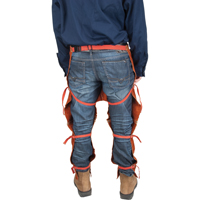 Tablier fendu aux jambes et jambi&egrave;res en cuir, 40" lo, Lava Brown Helyx Safety & Industrial Supplies