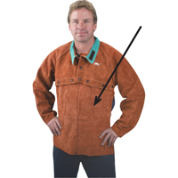 Tablier en cuir, 14" lo, Lava Brown Helyx Safety & Industrial Supplies